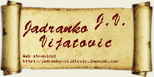 Jadranko Vijatović vizit kartica